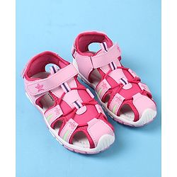Cute Walk by Babyhug Velcro Closure Sandals  - Pink