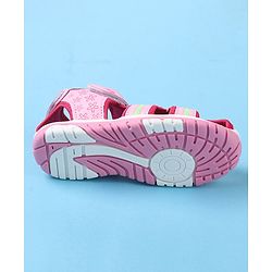 Cute Walk by Babyhug Velcro Closure Sandals  - Pink