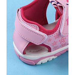 Cute Walk by Babyhug Velcro Closure Sandals  - Pink