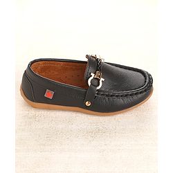 Cute Walk by Babyhug Slip Ons Party Wear Shoes - Navy Blue