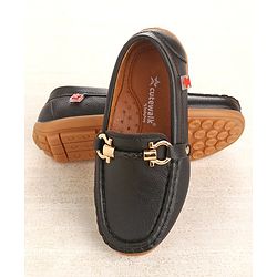 Cute Walk by Babyhug Slip Ons Party Wear Shoes - Navy Blue