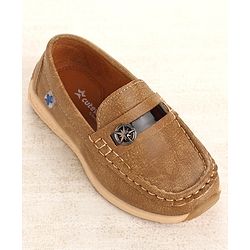 Cute Walk by Babyhug Slip On Formal Wear Shoes - Brown