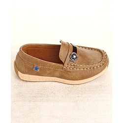 Cute Walk by Babyhug Slip On Formal Wear Shoes - Brown