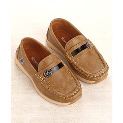 Cute Walk by Babyhug Slip On Formal Wear Shoes - Brown