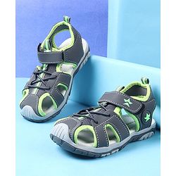 Cute Walk by Babyhug Velcro Closure Casual Sandals - Green