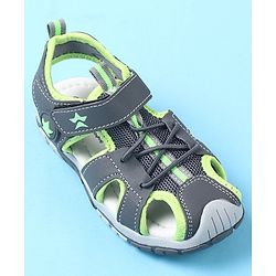 Cute Walk by Babyhug Velcro Closure Casual Sandals - Green