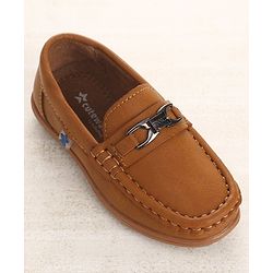 Cute Walk by Babyhug Party Wear Slip On Shoes - Navy Blue
