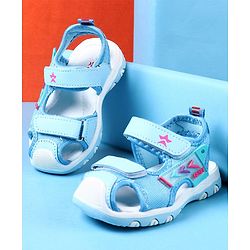 Cute Walk by Babyhug Sandals With Velcro Closure - Blue