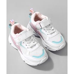Cute Walk by Babyhug Velcro Closure Sneakers -  Pink