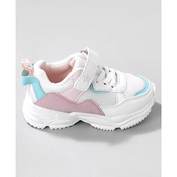 Cute Walk by Babyhug Velcro Closure Sneakers -  Pink