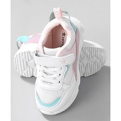 Cute Walk by Babyhug Velcro Closure Sneakers -  Pink