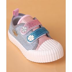 Cute Walk by Babyhug Casual Shoes Floral Patch - Purple