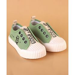 Cute Walk by Babyhug Slip On Style Canvas Casual Shoes - Green