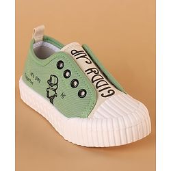 Cute Walk by Babyhug Slip On Style Canvas Casual Shoes - Green