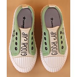 Cute Walk by Babyhug Slip On Style Canvas Casual Shoes - Green