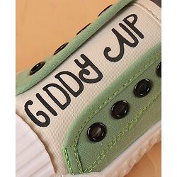 Cute Walk by Babyhug Slip On Style Canvas Casual Shoes - Green