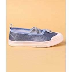 Cute Walk by Babyhug Slip On Casual Shoes Bow Applique - Blue