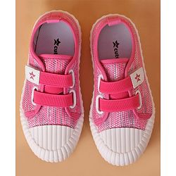Cute Walk by Babyhug Casual Shoes With Velcro Closure - Pink