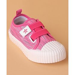 Cute Walk by Babyhug Casual Shoes With Velcro Closure - Pink