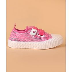 Cute Walk by Babyhug Casual Shoes With Velcro Closure - Pink