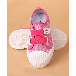 Cute Walk by Babyhug Casual Shoes With Velcro Closure - Pink