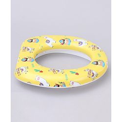 Babyhug Soft Potty Seat With Handle Mama Print - Yellow
