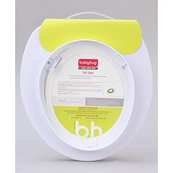 Babyhug Soft Potty Seat With Handle Mama Print - Yellow