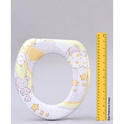 Babyhug Soft Potty Seat With Handle Rabbit star Print - Purple