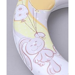 Babyhug Soft Potty Seat With Handle Rabbit star Print - Purple