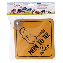 Babyhug Mom To Be On Board Sticker - Yellow