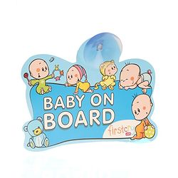 Babyhug Firstcry Baby On Board Sign- Blue