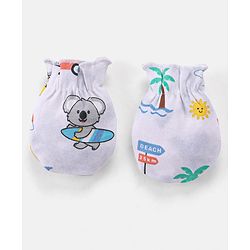 Babyhug 100 % Cotton Baby Clothing Gift Sets Animal & Vehicle Pack of 7 - Blue