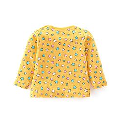 Babyhug Cotton Knit Full Sleeves Night Suit With Star & Elephant Print Pack Of 2 - Pink & Blue