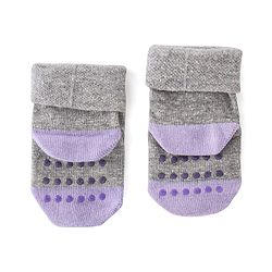 Cute Walk by Babyhug Anti Bacterial Anti Skid Ankle Length Socks Stripes & Unicorn Design Pack Of 3- Multicolor