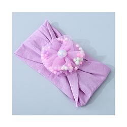 Babyhug Sunglasses with Headband Flower Applique -Pink