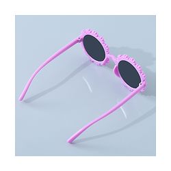 Babyhug Sunglasses with Headband Flower Applique -Pink