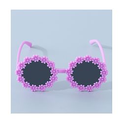 Babyhug Sunglasses with Headband Flower Applique -Pink