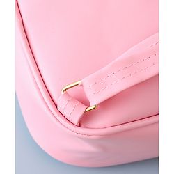Babyhug Fashion Backpack with Butterlfly Applique - Pink