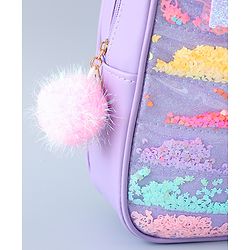 Babyhug Fashion Backpack with Butterlfly Applique - Pink