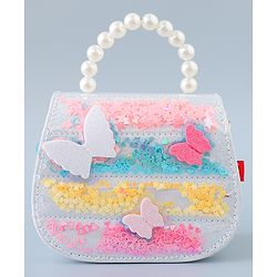 Babyhug Sling Bag with Butterfly Design Free Size - White