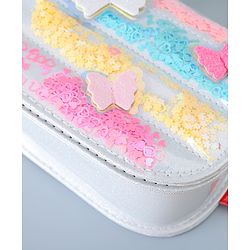 Babyhug Sling Bag with Butterfly Design Free Size - White