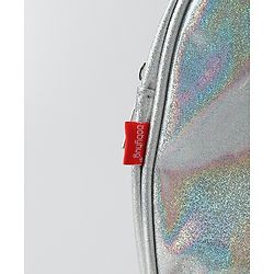 Babyhug Fashion Backpack with Bow Applique Free Size - Silver