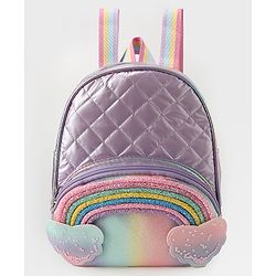 Babyhug Fashion Backpack with Colourful Straps Free Size - Purple