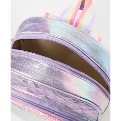 Babyhug Fashion Backpack with Colourful Straps Free Size - Purple