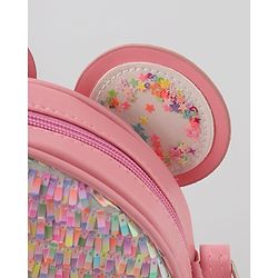 Babyhug Sling Bag with Bow Applique - Dark Pink