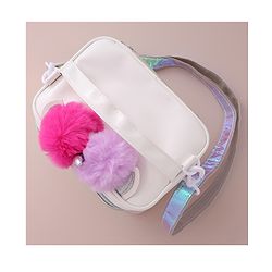 Babyhug Sling Bag with Unicorn Design Free Size - Silver