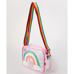 Babyhug Sling Bag with Rainbow Design Free Size - Multicolor