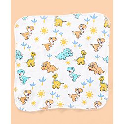 Babyhug 100 % Cotton Baby Gift Set Animal Print - Pack of 7