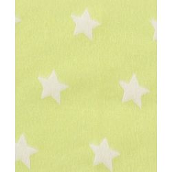 Babyhug Terry Cotton Knit Two Layer Towel with Hood Star Print L 76.2 x B 76.2 cm - Green