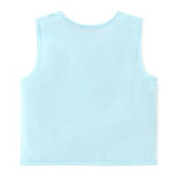 Babyhug 100% Cotton Poplin Woven Sleeveless Jhabla Checks & Badge Print Pack Of 3 - Multicolor